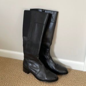 Black Taryn Rose Knee high boots